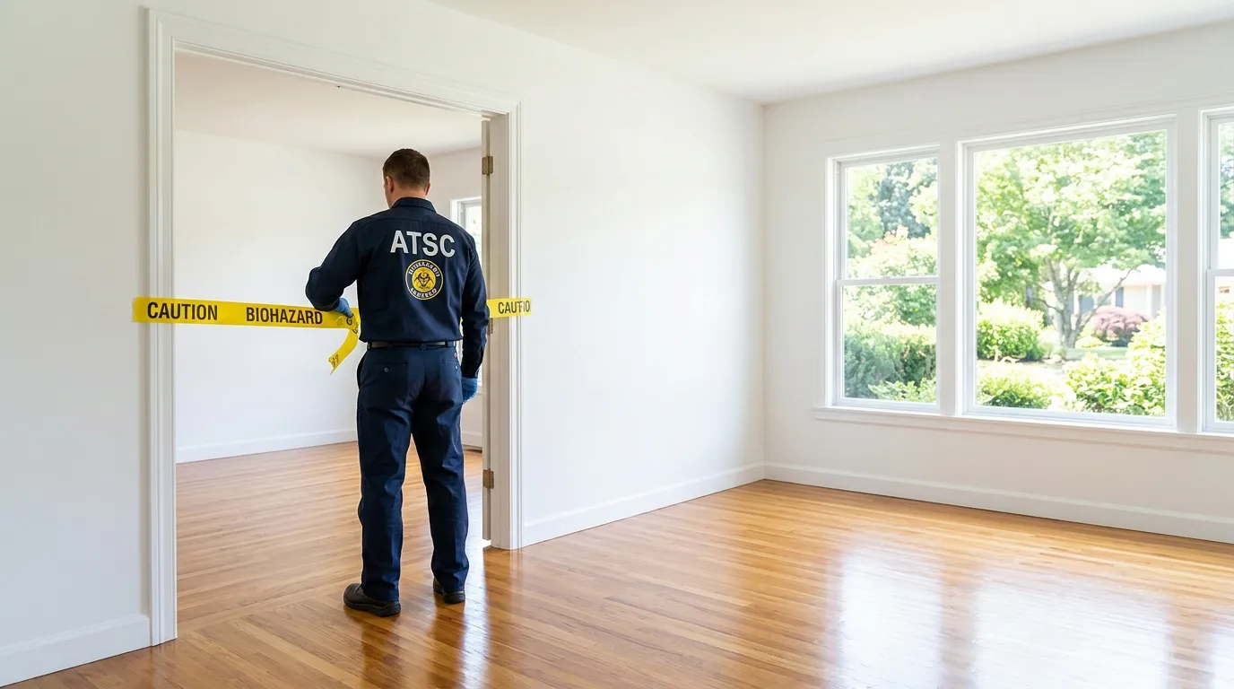 Certified biohazard cleanup crew performing Decomposition Cleanup in The Hammocks